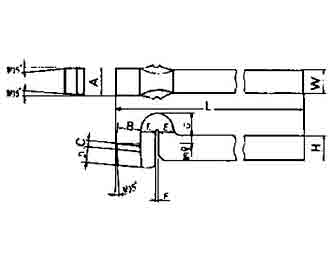 IMPA手冊 編號63303822型光車車刀(圖1) IMPA手冊 編號63303822型光車車刀(圖1)