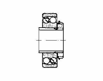 IMPA手冊 編號7710821300K-1/12 型雙溝自動(dòng)錐型軸承(圖1)