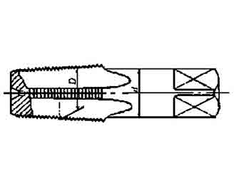 IMPA手冊 編號631516錐形管用絲攻(圖1) IMPA手冊 編號631516錐形管用絲攻(圖1)