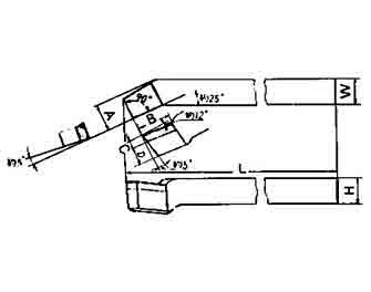 IMPA手冊 編號63301614型(左/右)高速鋼頭車刀(圖1) IMPA手冊 編號63301614型(左/右)高速鋼頭車刀(圖1)