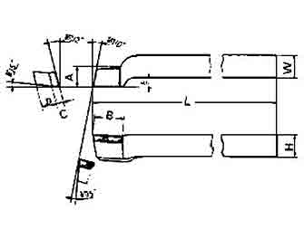 IMPA手冊 編號63300613型(左/右)高速鋼頭車刀(圖1) IMPA手冊 編號63300613型(左/右)高速鋼頭車刀(圖1)