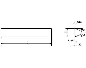 IMPA手冊(cè) 編號(hào)6326515型切斷車刀(圖1) IMPA手冊(cè) 編號(hào)6326515型切斷車刀(圖1)