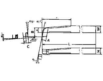 IMPA手冊 編號63305641型光車車刀(圖1)