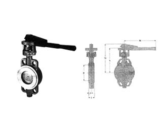 IMPA手冊 編號(hào)757415ANSI晶片系列碳鋼蝶閥(圖1) IMPA手冊 編號(hào)757415ANSI晶片系列碳鋼蝶閥(圖1)