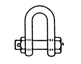IMPA手冊 編號233522SB型不銹鋼卸扣(圖1) IMPA手冊 編號233522SB型不銹鋼卸扣(圖1)