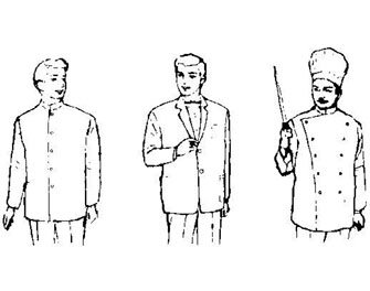 IMPA手冊(cè) 編號(hào)150401廚師和管事制服(上衣)(圖1) IMPA手冊(cè) 編號(hào)150401廚師和管事制服(上衣)(圖1)