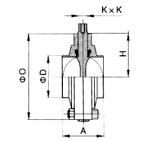 D61X衛(wèi)生級焊接蝶閥(圖2)