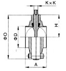 D61X衛(wèi)生級焊接蝶閥(圖3)